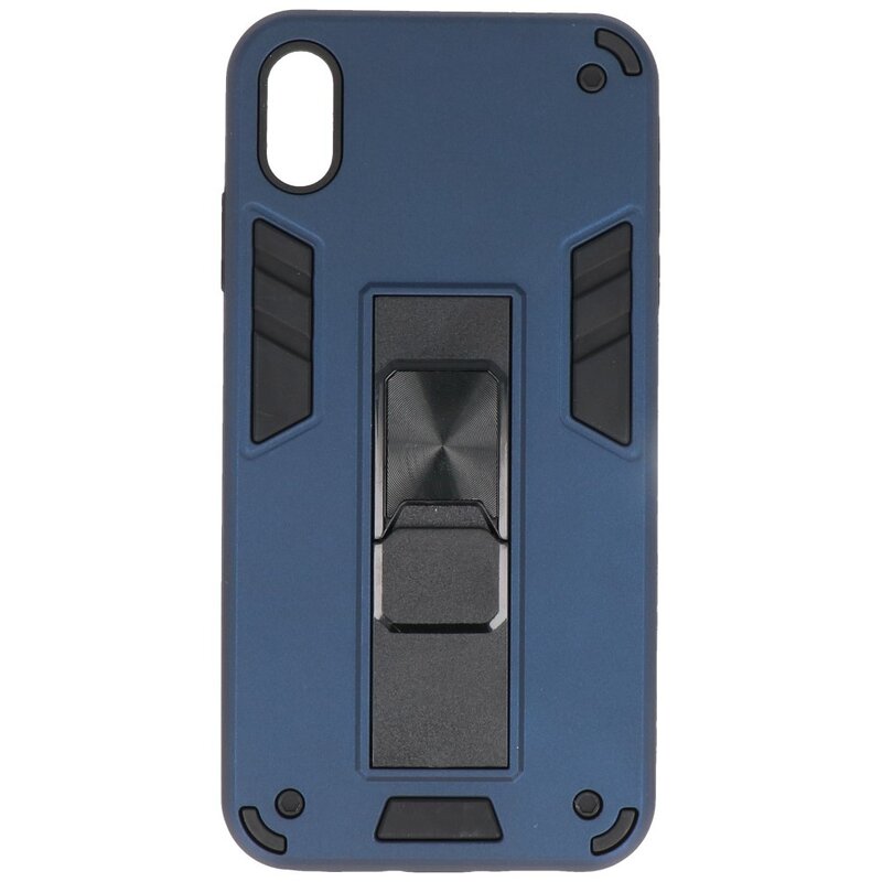 Stand Hardcase Backcover for iPhone Xs Max Navy