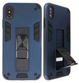 Stand Hardcase Backcover for iPhone Xs Max Navy