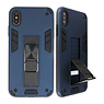 Bagcover til stativ Hardcase til iPhone Xs Max Navy