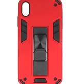 Stand Hardcase Backcover for iPhone Xs Max Red