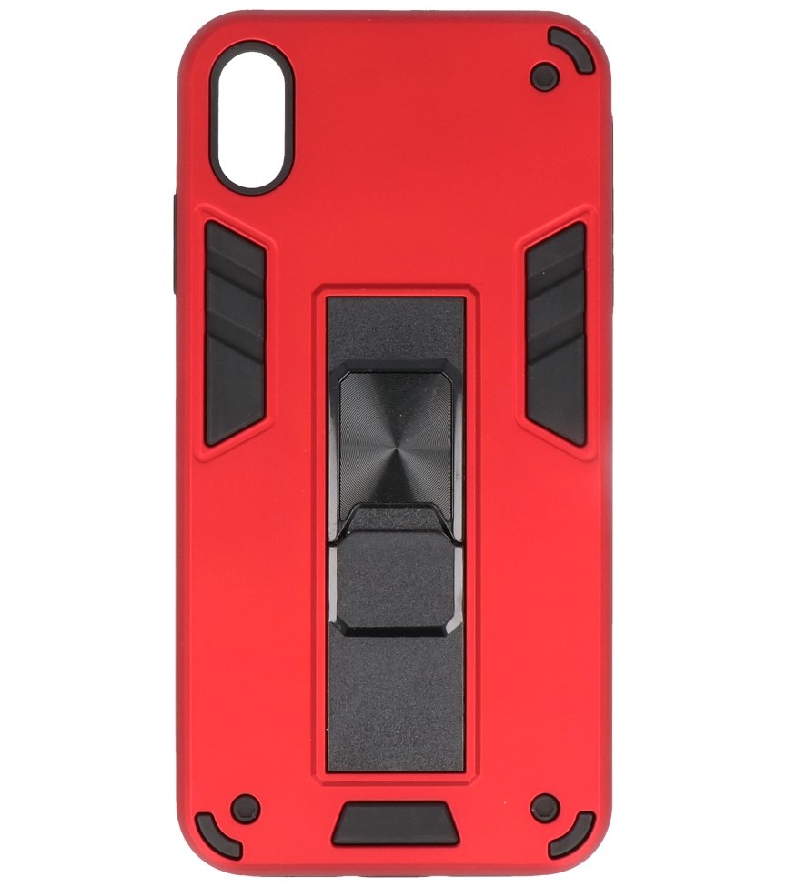 Stand Hardcase Backcover for iPhone Xs Max Red