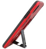 Bagcover til stativ Hardcase til iPhone Xs Max Red