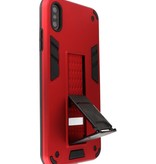 Stand Hardcase Backcover for iPhone Xs Max Red