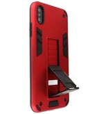Bagcover til stativ Hardcase til iPhone Xs Max Red