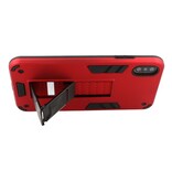 Stand Hardcase Backcover for iPhone Xs Max Red