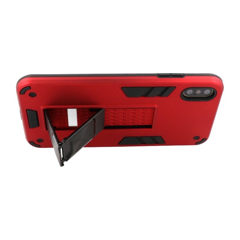 Stand Hardcase Backcover for iPhone Xs Max Red