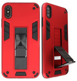 Stand Hardcase Backcover for iPhone Xs Max Red