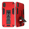 Stand Hardcase Backcover voor iPhone Xs Max Rood