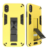 Stand Hardcase Backcover für iPhone Xs Max Yellow