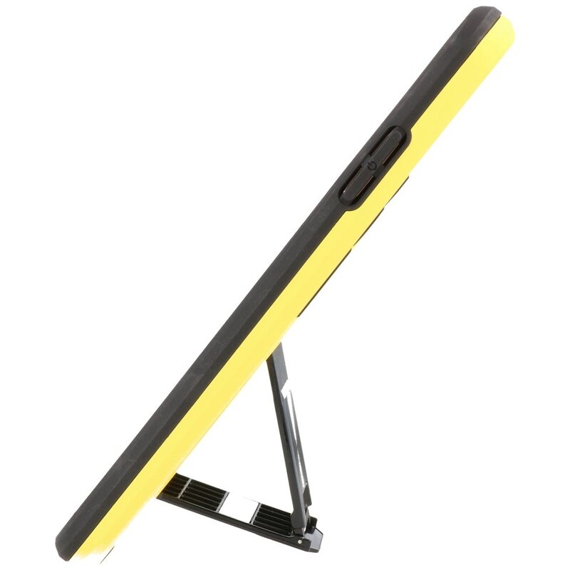 Carcasa Trasera Stand Hardcase para iPhone Xs Max Amarillo