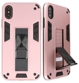 Bagcover til stativ Hardcase til iPhone Xs Max Pink