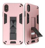 Bagcover til stativ Hardcase til iPhone Xs Max Pink