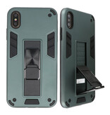 Stand Hardcase Backcover for iPhone Xs Max Dark Green