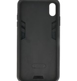 Carcasa trasera rígida Stand para iPhone Xs Max Verde oscuro