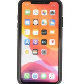 Stand Hardcase Backcover voor iPhone Xs Max Donker Groen