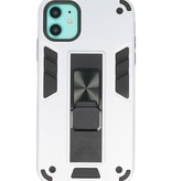 Stand Hardcase Backcover für iPhone 11 Silber