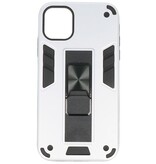 Stand Hardcase Backcover für iPhone 11 Silber