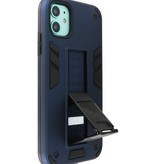 Carcasa trasera rígida Stand para iPhone 11 Azul marino