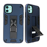 Coque arrière Stand Hardcase pour iPhone 11 Navy