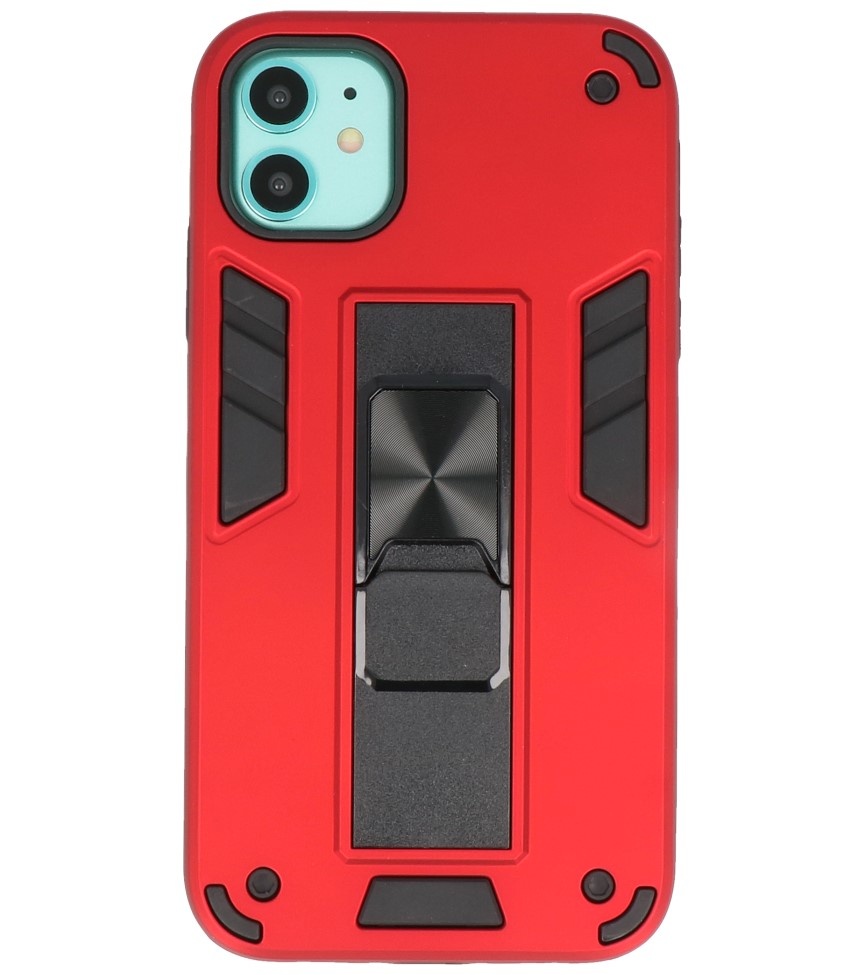 Stand Hardcase Backcover für iPhone 11 Rot