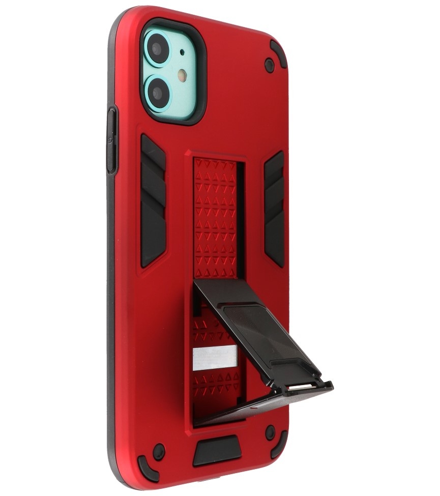 Stand Hardcase Backcover für iPhone 11 Rot