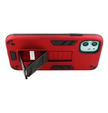 Bagcover til stativ Hardcase til iPhone 11 Rød
