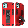 Stand Hardcase Backcover für iPhone 11 Rot