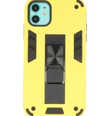 Stand Hardcase Backcover für iPhone 11 Gelb