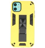 Stand Hardcase Backcover für iPhone 11 Gelb
