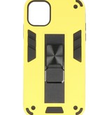 Stand Hardcase Backcover für iPhone 11 Gelb