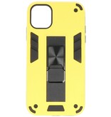Stand Hardcase Backcover für iPhone 11 Gelb