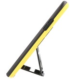 Bagcover til stativ Hardcase til iPhone 11 gul