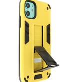 Stand Hardcase Backcover voor iPhone 11 Geel