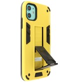 Stand Hardcase Backcover für iPhone 11 Gelb