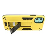 Stand Hardcase Backcover für iPhone 11 Gelb