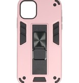 Carcasa trasera rígida Stand para iPhone 11 Rosa
