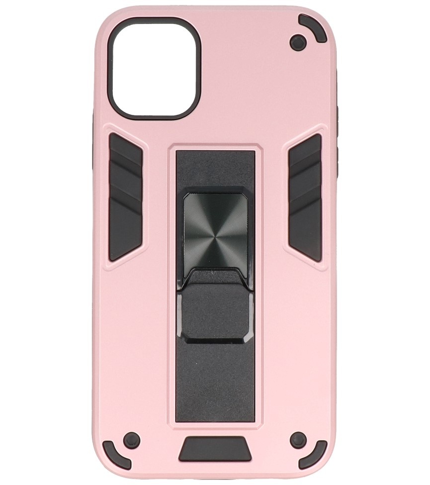 Carcasa trasera rígida Stand para iPhone 11 Rosa