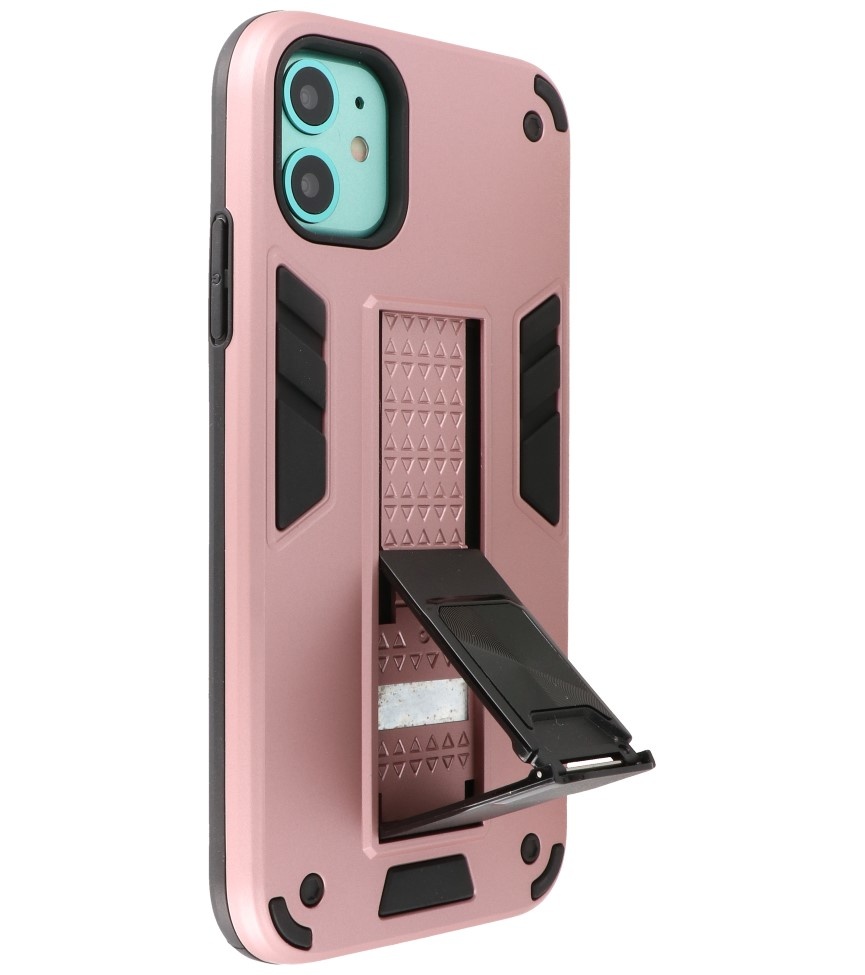 Stand Hardcase Backcover voor iPhone 11 Roze