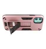 Bagcover til stativ Hardcase til iPhone 11 Pink