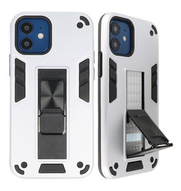 Stand Hardcase Backcover para iPhone 12 Mini Plata