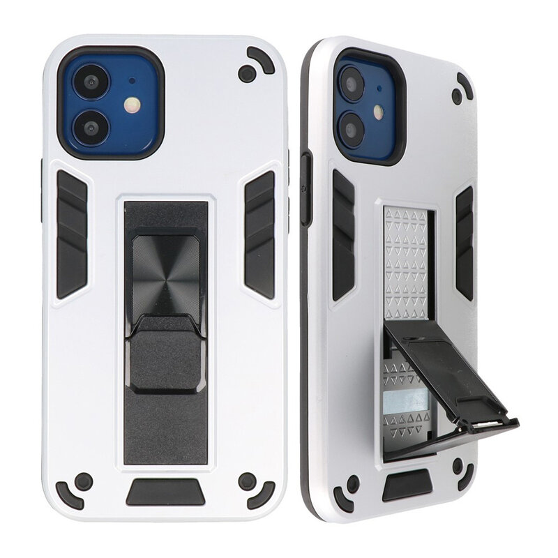 Coque arrière rigide pour iPhone 12 Mini Argent