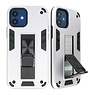 Bagcover til stativ Hardcase til iPhone 12 Mini Silver