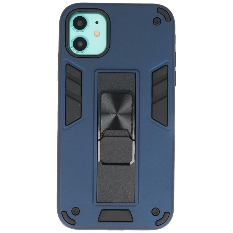 Stand Hardcase Backcover für iPhone 12 Mini Navy