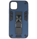 Stand Hardcase Backcover voor iPhone 12 Mini Navy