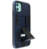 Stand Hardcase Backcover voor iPhone 12 Mini Navy