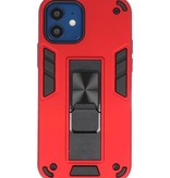 Stand Hardcase Backcover for iPhone 12 Mini Red