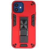 Bagcover til stativ Hardcase til iPhone 12 Mini Red