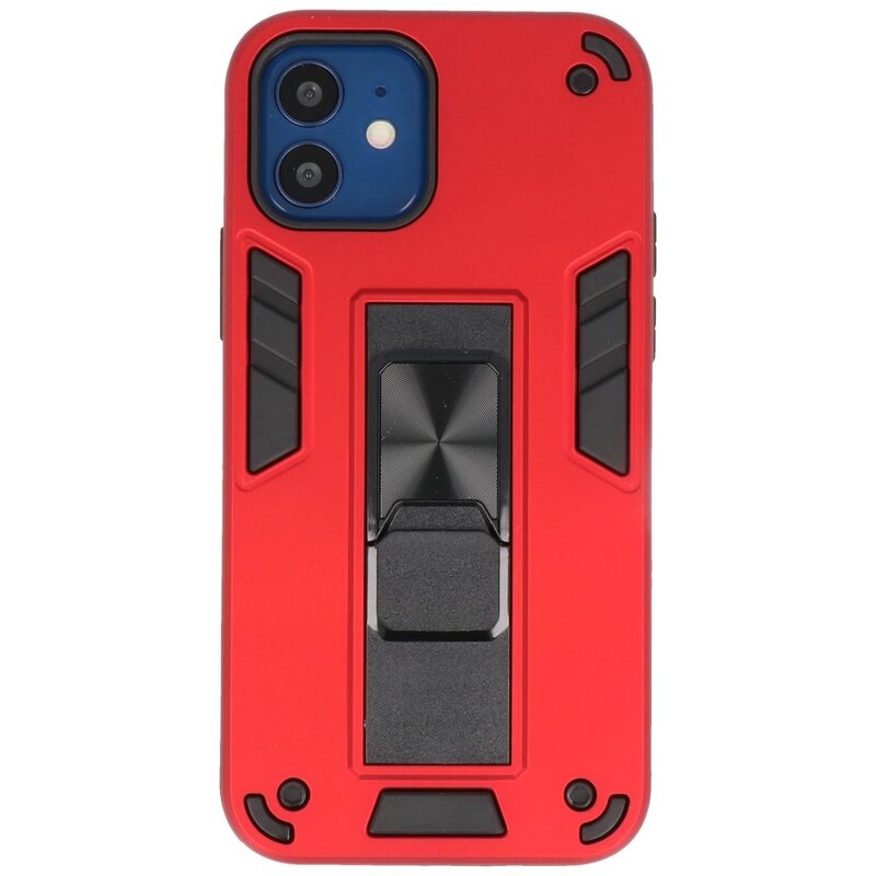 Stand Hardcase Backcover für iPhone 12 Mini Red