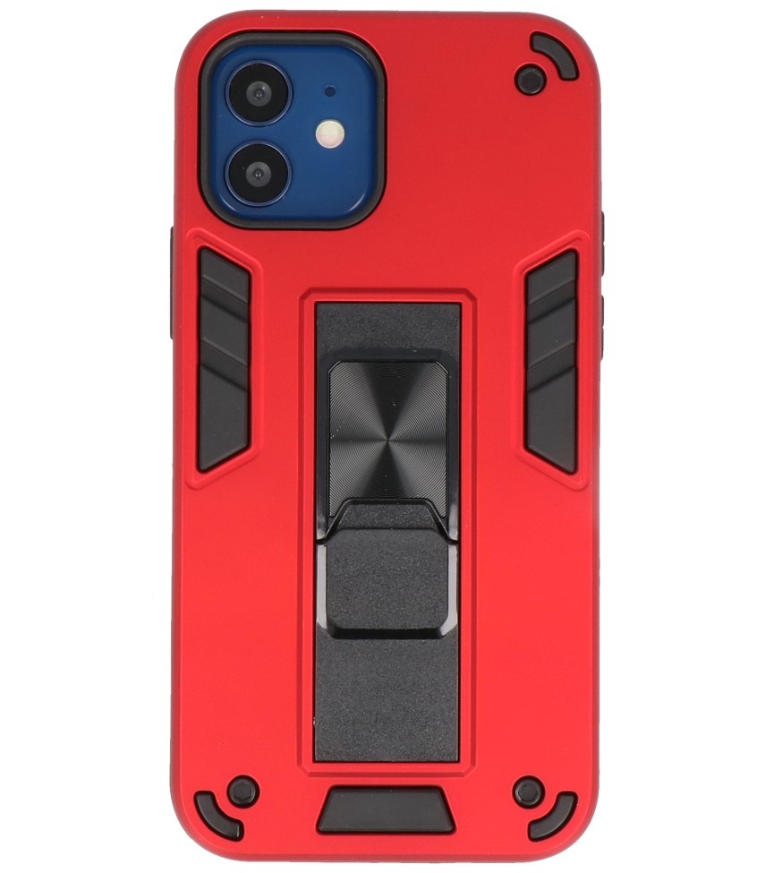 Stand Hardcase Backcover for iPhone 12 Mini Red