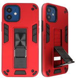 Stand Hardcase Backcover for iPhone 12 Mini Red